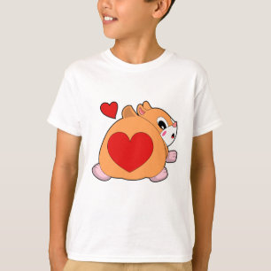 Hamster with Heart T-shirt