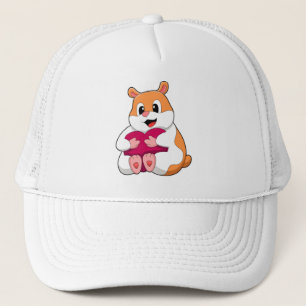 Hamster with Heart Trucker Pet