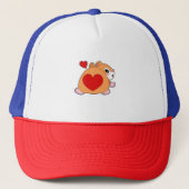 Hamster with Heart Trucker Pet (Voorkant)