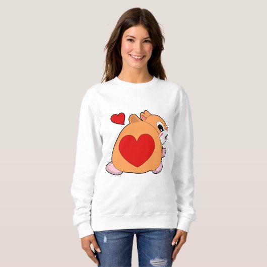 Hamster with Heart Trui (Voorkant volledig)