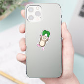 Hamster with Parachute Sticker (Telefoon)