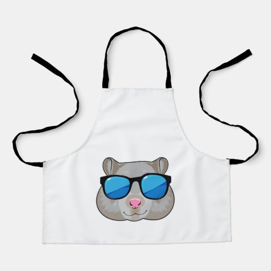 Hamster with Sunglasses Schort (Voorkant)