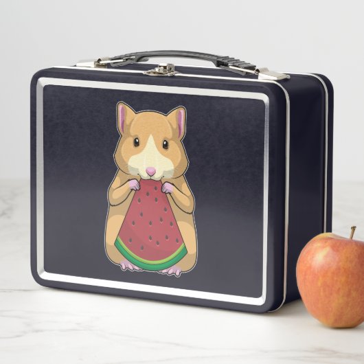 Hamster with Watermelon (In situ)