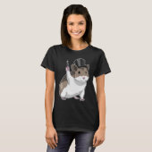 Hamster Wizard Magische wand T-shirt (Voorkant volledig)