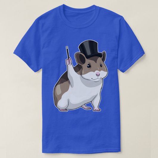 Hamster Wizard Magische wand T-shirt (Design voorkant)