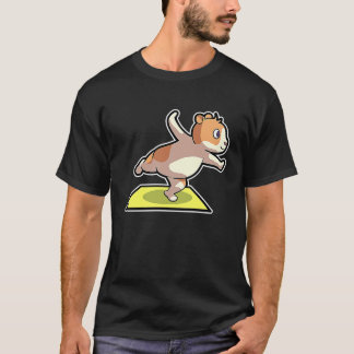 Hamster Yoga Oefeningen Sport Gymnastiek Hartslag T-shirt