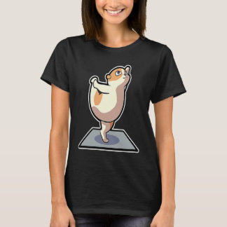 Hamster Yoga Oefeningen Sport Turnen Ohm Hartslag T-shirt