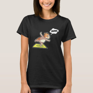 Hamster Yoga Oefeningen Sport Turnen Ohm Hartslag  T-shirt