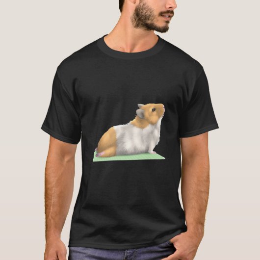 Hamster Yoga Pose Meditation Zen Workout Exercise T-shirt (Voorkant)