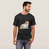 Hamster Yoga Pose Meditation Zen Workout Exercise T-shirt (Voorkant volledig)