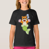 Hamster Zeemeermin T-shirt (Voorkant)