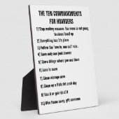 HAMSTERAARS TIEN GEBODEN FOTOPLAAT (Zijkant)