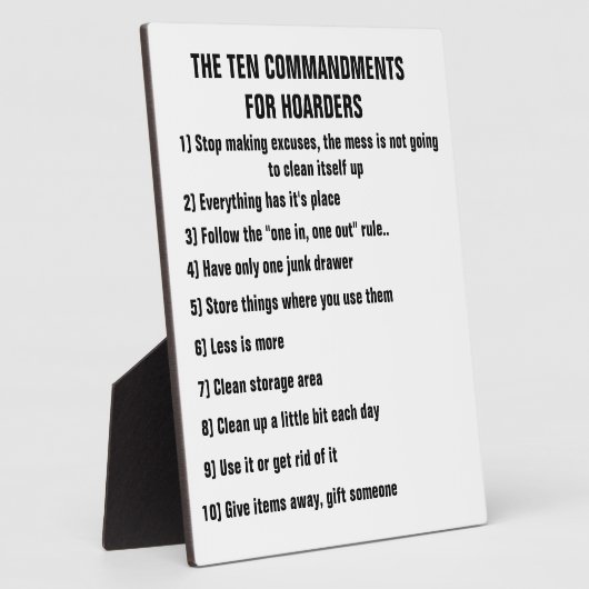 HAMSTERAARS TIEN GEBODEN FOTOPLAAT (Zijkant)