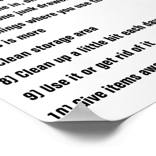 HAMSTERAARS TIEN GEBODEN POSTER (Hoek)