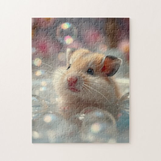 hamsterbubbelbad legpuzzel (Verticaal)