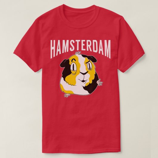 Hamsterdam Cute Hamster Lover T-shirt (Design voorkant)