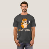 Hamsterdam Hamster Amsterdam Joint Weed Stoner T-shirt (Voorkant volledig)