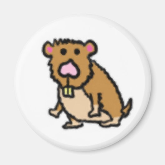 hamstermagneet magneet (Voorkant)