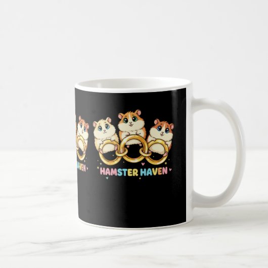 Hamsterparadijs Mooie Ringontwerp Koffiemok (Rechts)