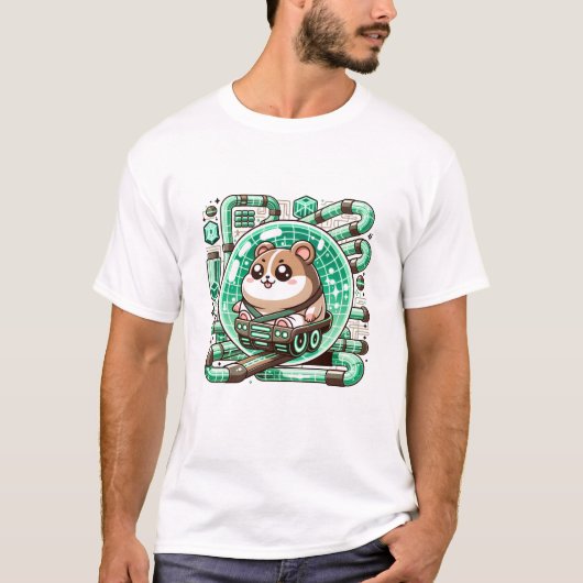 Hamsterpiloten zijn futuristisch t-shirt (Voorkant)