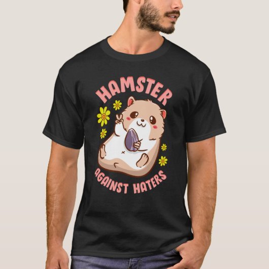 Hamsters against Haters Anti Hate Speech T-shirt (Voorkant)