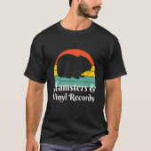 Hamsters And Vinyl Records T-shirt (Voorkant)