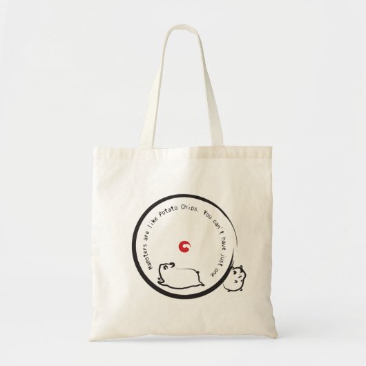 Hamsters are like Potato Chips Bag Tote Bag (Voorkant)