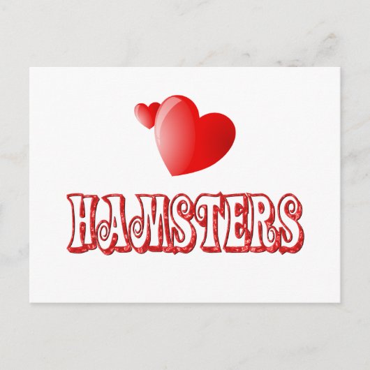 Hamsters Briefkaart (Voorkant)