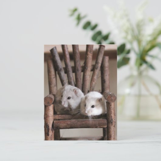 Hamsters Briefkaart (Staand voorkant)