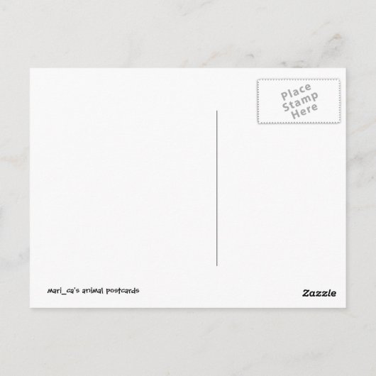 Hamsters Briefkaart (Achterkant)