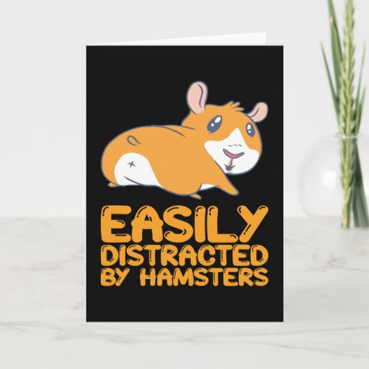 Hamsters - Eenvoudig verstoord door hamsters Kaart (Voorkant)