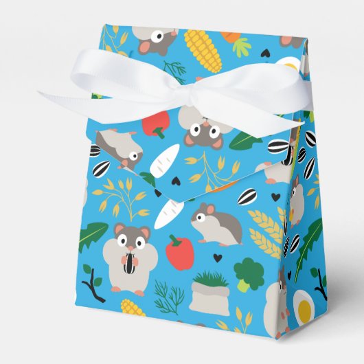 Hamsters en hun behandelingen bedankdoosjes (Voorkant Zijde)