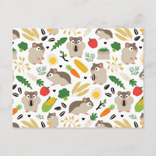 Hamsters en hun behandelingen briefkaart