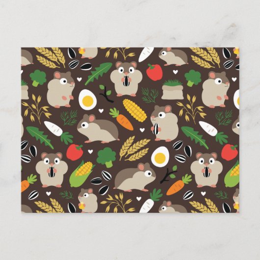 Hamsters en hun behandelingen briefkaart (Voorkant)