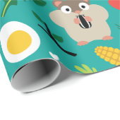 Hamsters en hun behandelingen cadeaupapier (Rol Hoek)