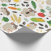 Hamsters en hun behandelingen cadeaupapier (Hoek)
