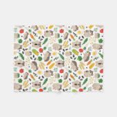 Hamsters en hun behandelingen fleece deken (Voorkant (Horizontaal))