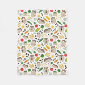 Hamsters en hun behandelingen fleece deken (Voorkant)