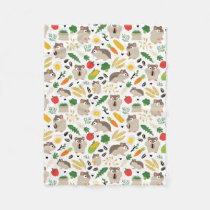 Hamsters en hun behandelingen fleece deken