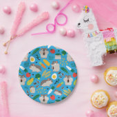 Hamsters en hun behandelingen papieren bordje (Feest)