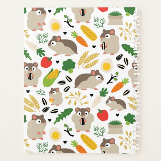 Hamsters en hun behandelingen planner (Achterkant)