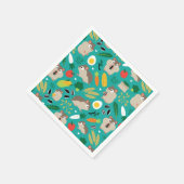 Hamsters en hun behandelingen servet (Hoek)