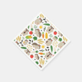 Hamsters en hun behandelingen servet (Hoek)