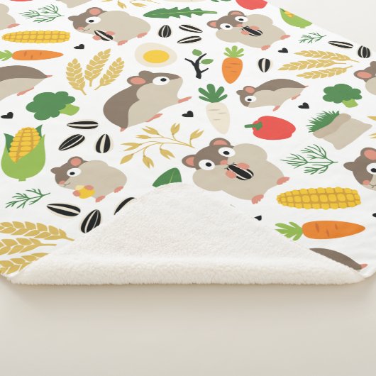 Hamsters en hun behandelingen sherpa deken (3/4)