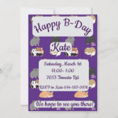 Hamsters Happy Birthday Kaart (Voorkant)