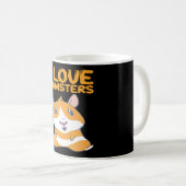 Hamsters - Ik hou van hamsters Koffiemok (Voorkant rechts)