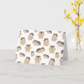 Hamsters Kaart (Gele Bloem)