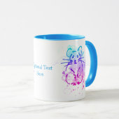 Hamsters - Moderne minimalistische Waterverf - Tek Mok (Voorkant rechts)