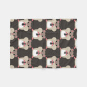 Hamsters naadloos patroon fleece deken (Voorkant (Horizontaal))