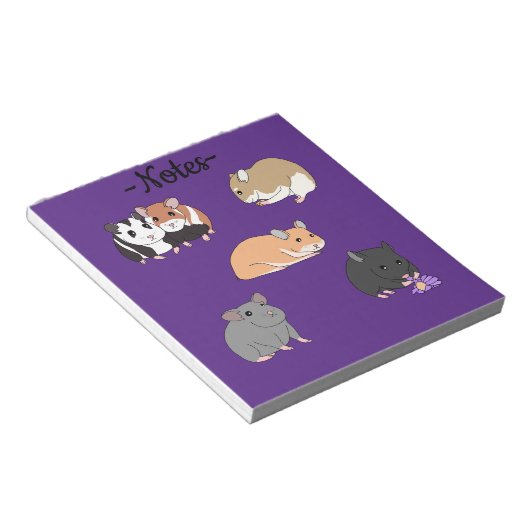 Hamsters  notitieblok (Schuin)
